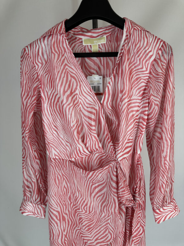 MICHAEL KORS Vestido Zebra Rosa TALLA XS